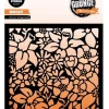 Plantilla De Stencil Floral Background Grunge Collection Studio Light