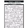 Plantilla de Stencil Formulas Alchemy Stamperia 20x25cm