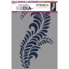 Plantilla de Stencil Giant Flourish Dina Wakley Media Ranger 22x15cm
