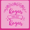 Plantilla de stencil Hogar dulce hogar 20x20cm