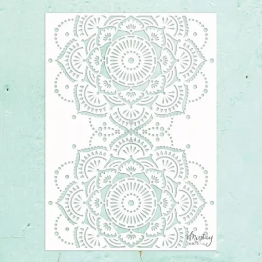 Plantilla de Stencil Kreativa Mandala Mintay 15x20cm