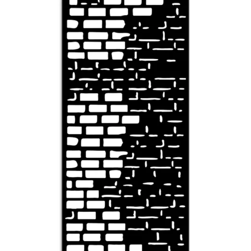 Plantilla de stencil Ladrillos Art of Travelling Stamperia 12x25cm