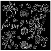 Plantilla de Stencil Limones Blue Dream Stamperia 18x18cm
