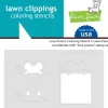 Plantilla de stencil Love Poems Lawn Fawn