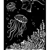Plantilla de stencil Medusas Songs Of The Sea Stamperia 20x25cm