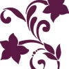 Plantilla de Stencil N-1016 Voluta vegetal 21x30cm Dayka