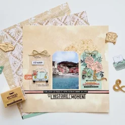 Plantilla de Stencil Ornement Florilèges Design 15x15cm