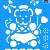 Plantilla de stencil Osito Luv 25,5x21,5cm