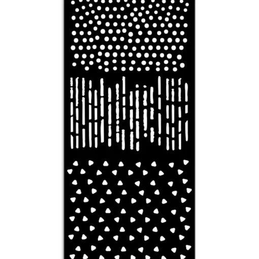 Plantilla de stencil Patrones Dewdrops Stamperia 12x25cm