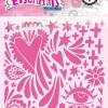 Plantilla De Stencil Quirky love Essentials 20x20cm Studio Light