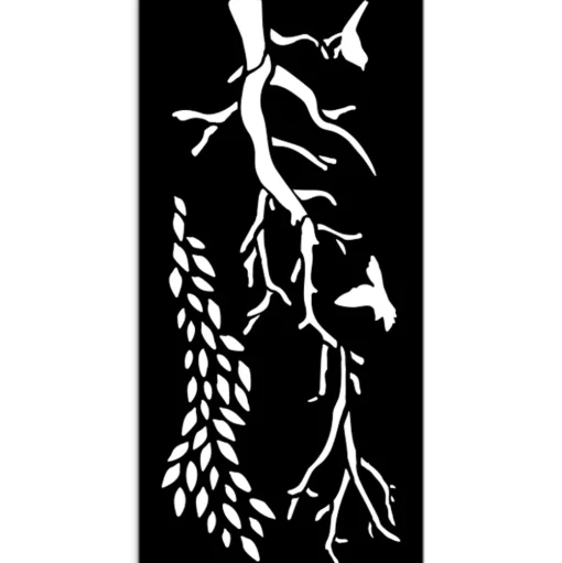 Plantilla de stencil Ramas Dewdrops Stamperia 12x25cm