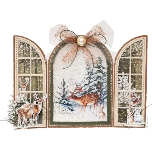 Plantilla de Stencil Snow Background Essentials Collection Studio Light