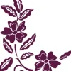 Plantilla de Stencil T-3008 Esquinera floral 21x30cm Dayka