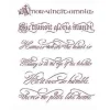 Plantilla de Stencil T-33036 Escrito 30x42cm Dayka