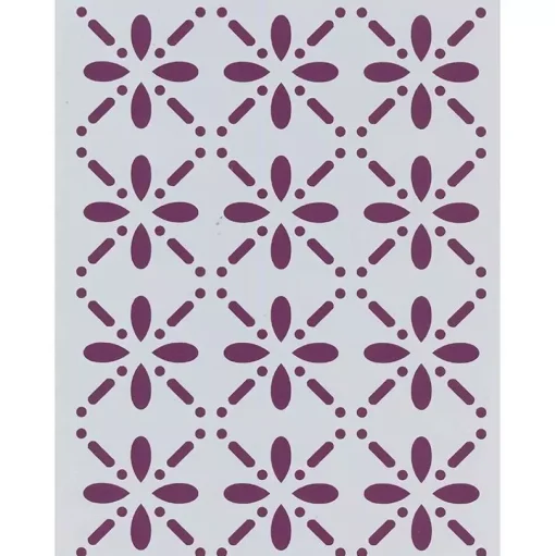 Plantilla de Stencil T-3136 Flores 21x30cm Dayka