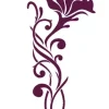 Plantilla de Stencil T-3002 Flor enredadera 21x30cm Dayka