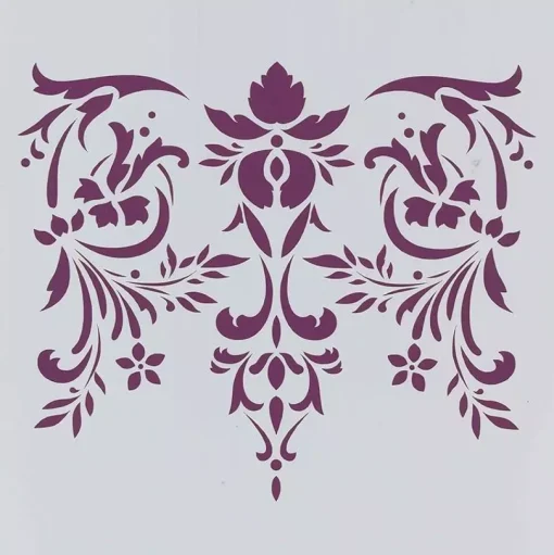 Plantilla de Stencil T-3128 Fondo floral 21x30cm Dayka