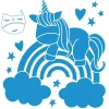 Plantilla de Stencil Unicornio STA-140 14x14cm Decoman
