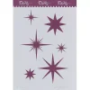 Plantilla de Stencil V-223 Estrellas 15x21cm Dayka