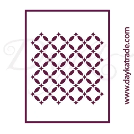 Plantilla de Stencil V-299 Fondo 15x21cm Dayka