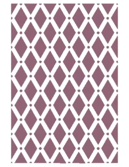 Plantilla de Stencil V-169 Rombos 15x21cm Dayka