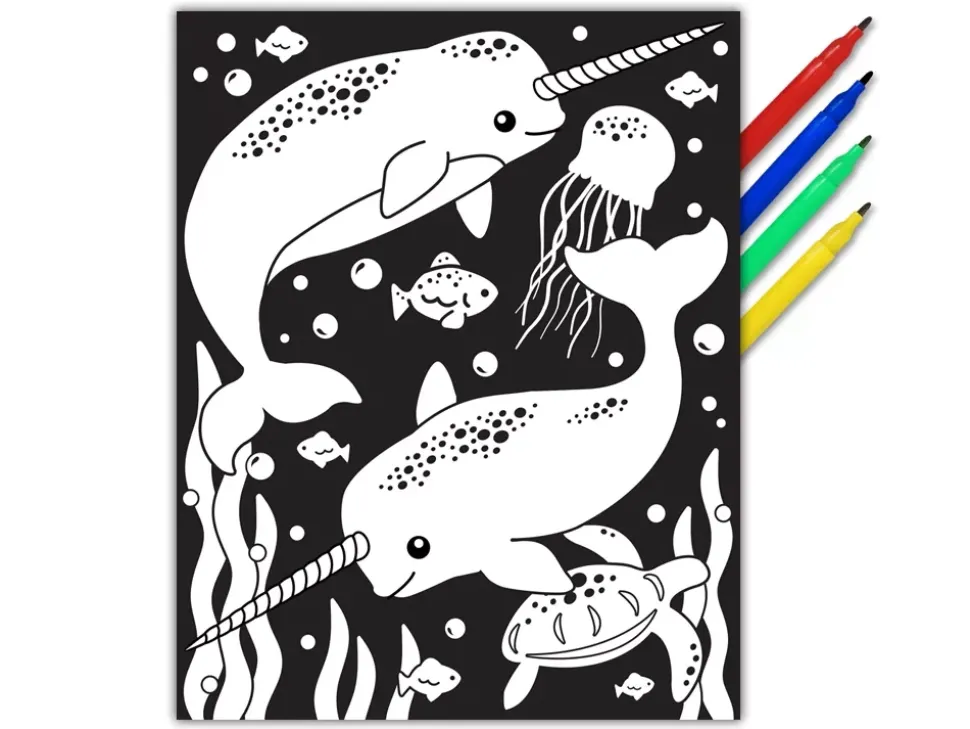 Póster para Colorear Narval MultiCraft