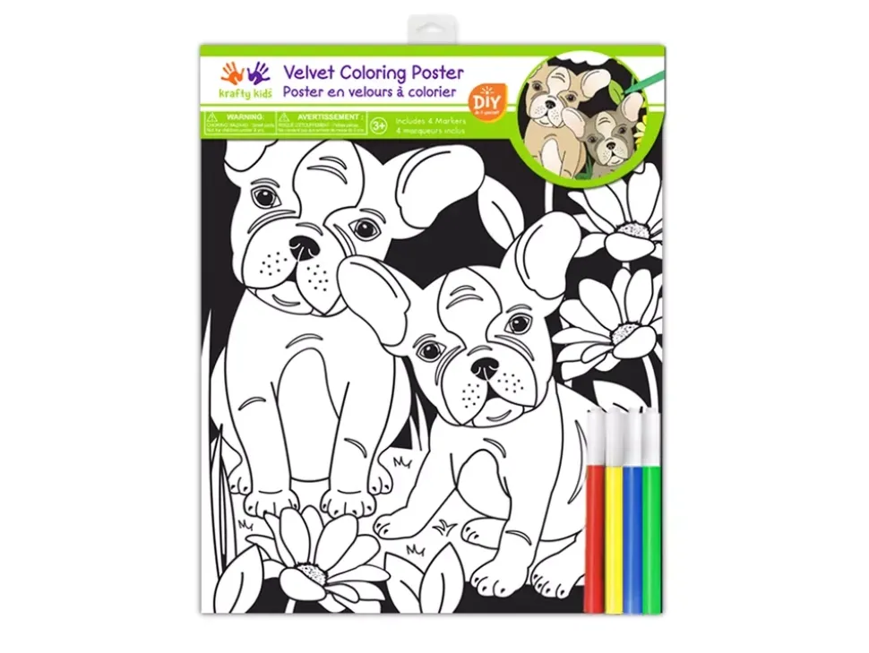 Póster para Colorear Perros MultiCraft