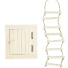 Puerta de Acceso al Desván con Escalera de Cuerda Creativ Company