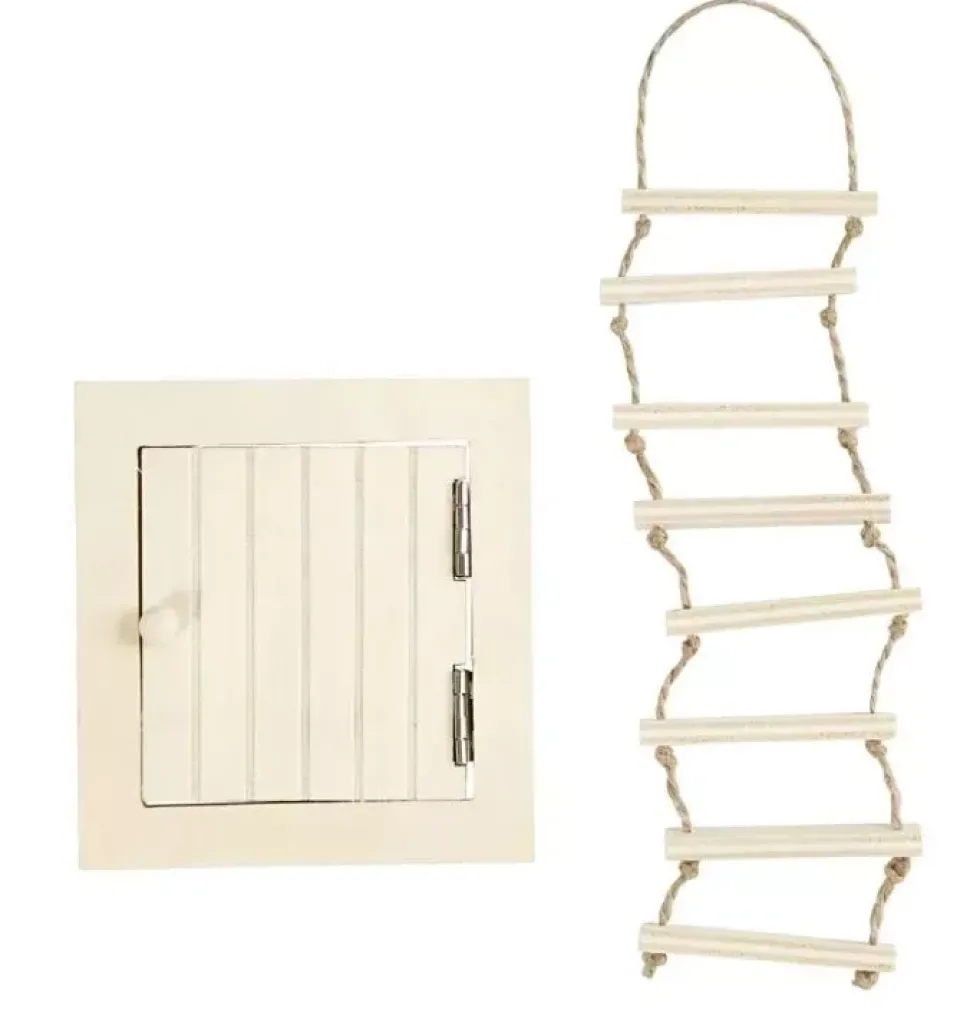 Puerta de Acceso al Desván con Escalera de Cuerda Creativ Company