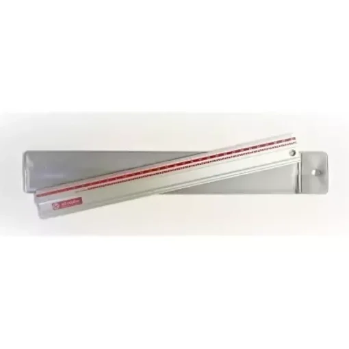 Regla metálica aluminio antideslizante borde antimanchas