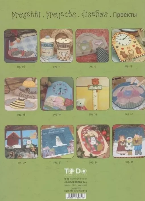 Revista pintura decorativa en madera Country que pasión