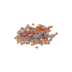 Rhinestones Orange 5mm Silhouette