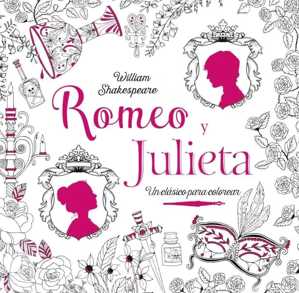 Romeo y Julieta Clásicos para colorear