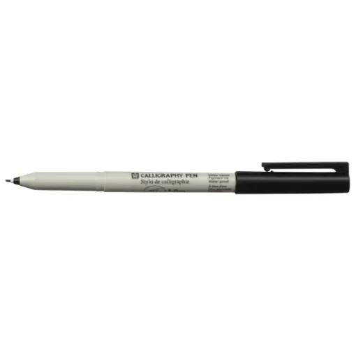 Rotulador caligráfico negro Sakura 1mm