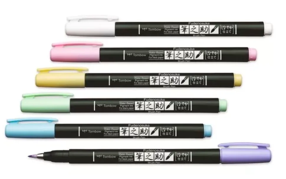 Rotulador Fudenosuke Punta Blanda Tombow