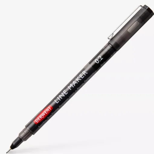 Rotulador Line Maker Negro Derwent 0.2mm