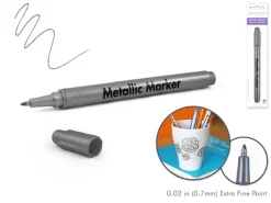 Rotulador Metálico Extra Fino Plata Multicraft