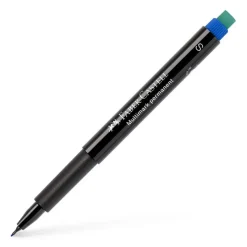 Rotulador Permanente Azul Super Fino Multimark Faber-Castell