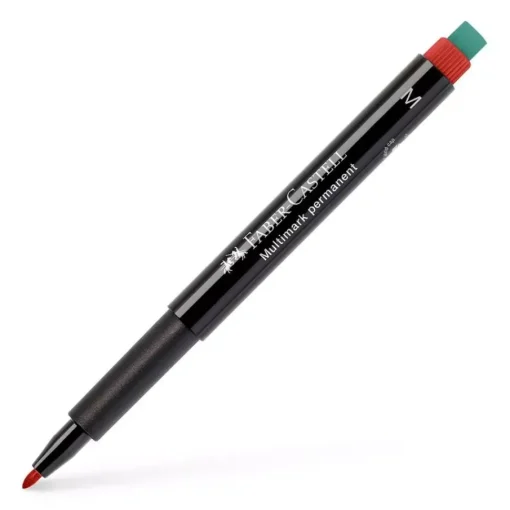 Rotulador Permanente Rojo Medio Multimark Faber-Castell