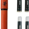 Rotulador punta pincel negro y 4 recambios Pocket Naranja Pentel