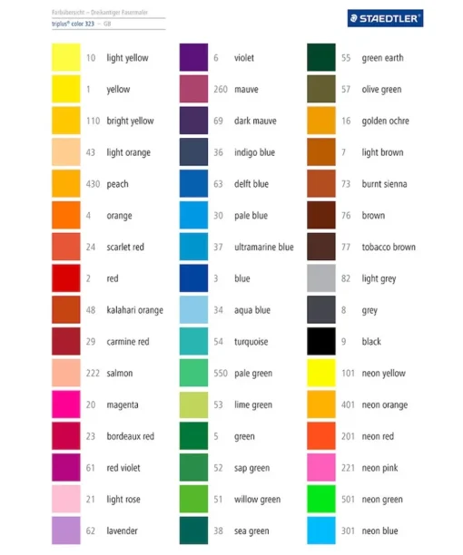Rotulador Triplus Color 323 Staedtler 1mm