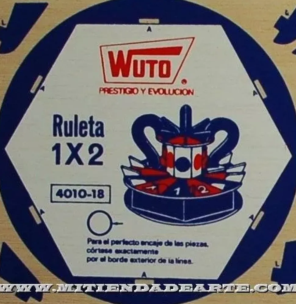 Ruleta-18 Kits Recortables Serigrafiados de Marquetería 4010-18