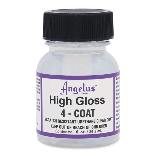 Sellador acabado para cuero brillo intenso 4-coat Angelus 29,5ml