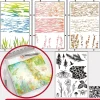 Sellos + plantillas de stencil Nature Sizzix