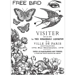 Sellos + plantillas de stencil Retro Sizzix