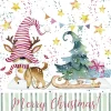 Servilletas Gnom Reindeer 33x33cm