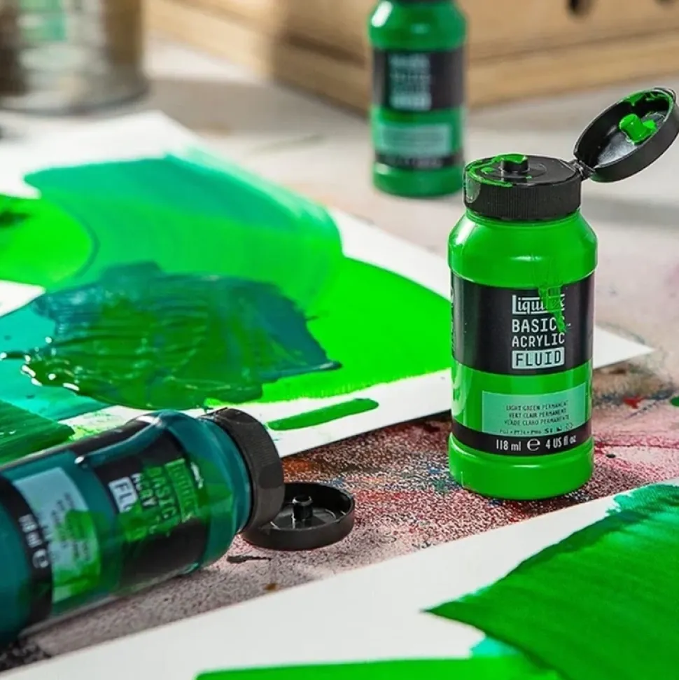 Set 6 acrílicos Fluid Basics Liquitex 118ml