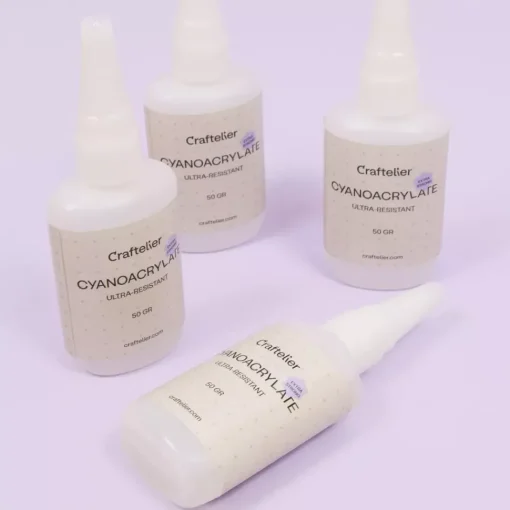 Set 12 Adhesivos de Cianoacrilato Craftelier 50g