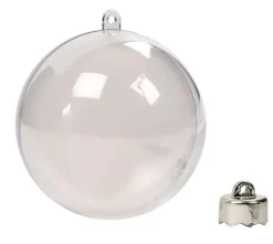 Set 5 Adornos Transparentes Bolas Creativ Company