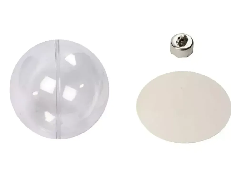 Set 5 Adornos Transparentes Bolas Creativ Company